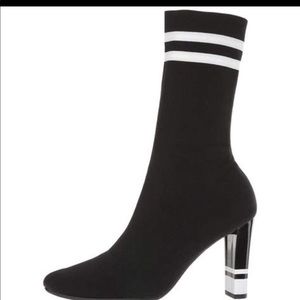 Circus by Sam Edelman black and white heeled boots.  Never worn, original box!